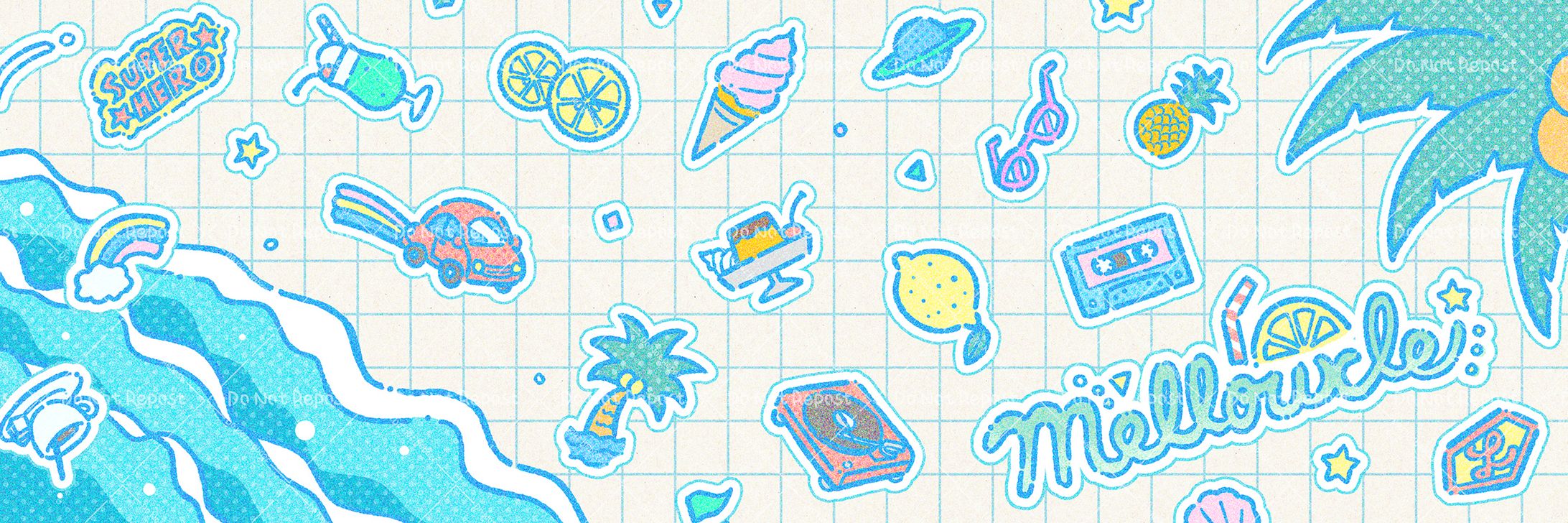 【お仕事】ボカロP・めろくる様_ヘッダーイラスト-1