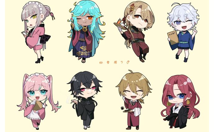 四季送り自陣用SDイラスト