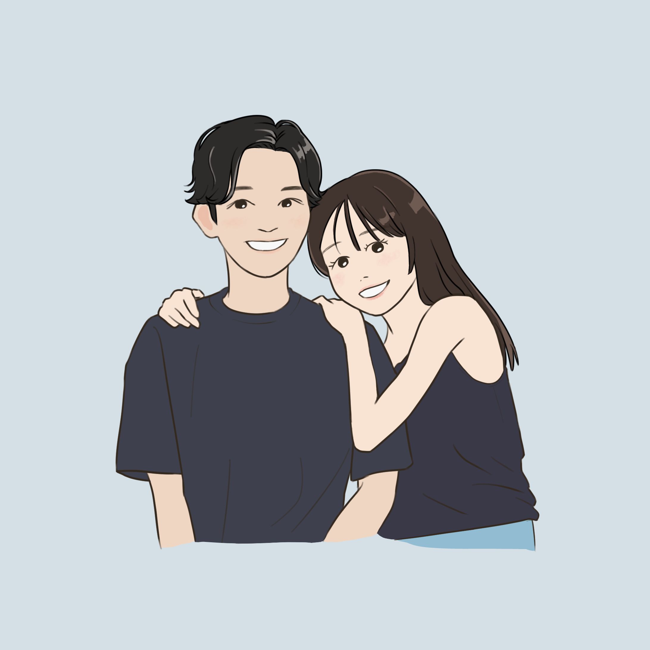 ココナラ 写真イラストサンプル01 カラー -1