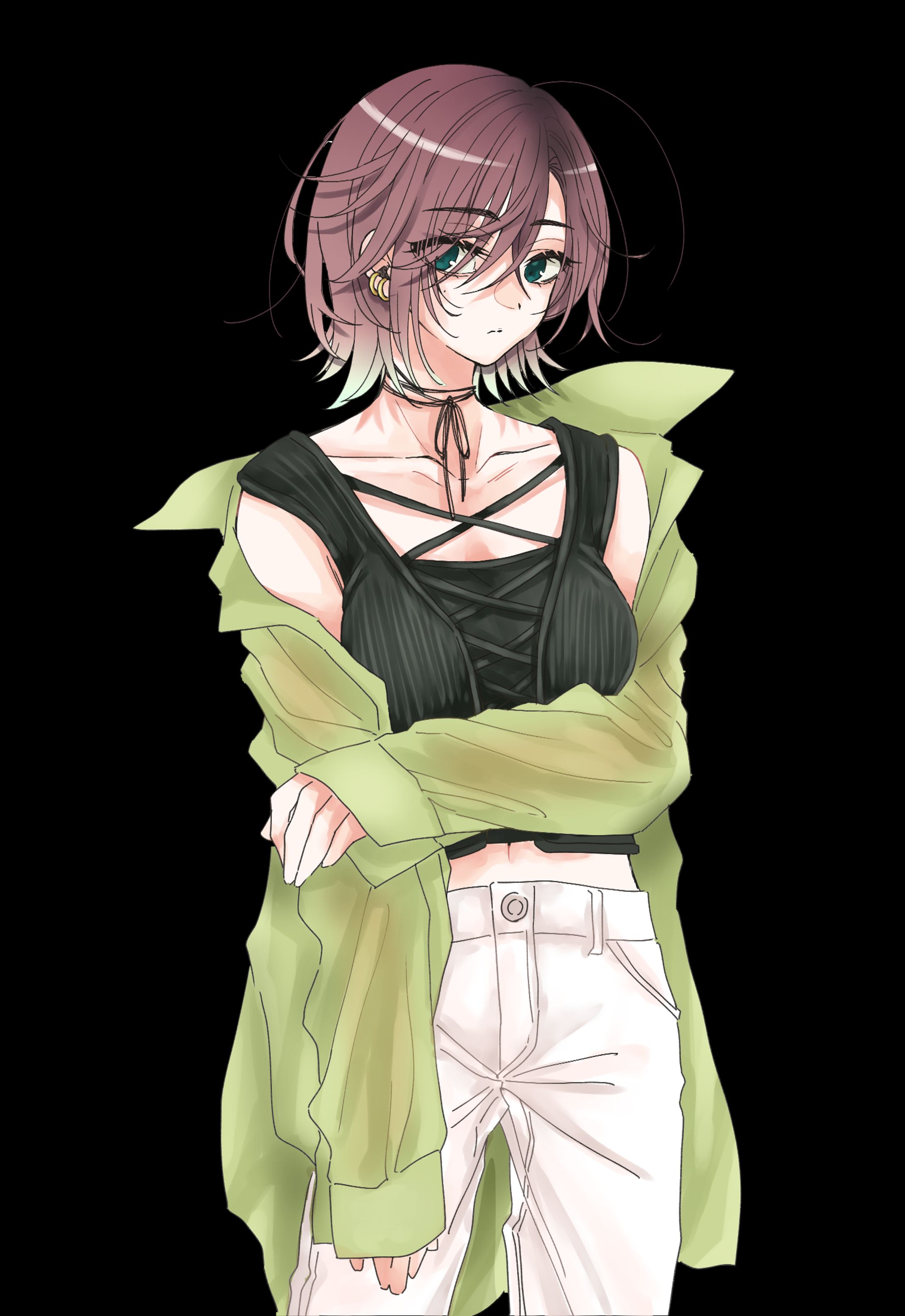 TRPG立ち絵イラスト（犀籐志麻）/2021.7.8-1