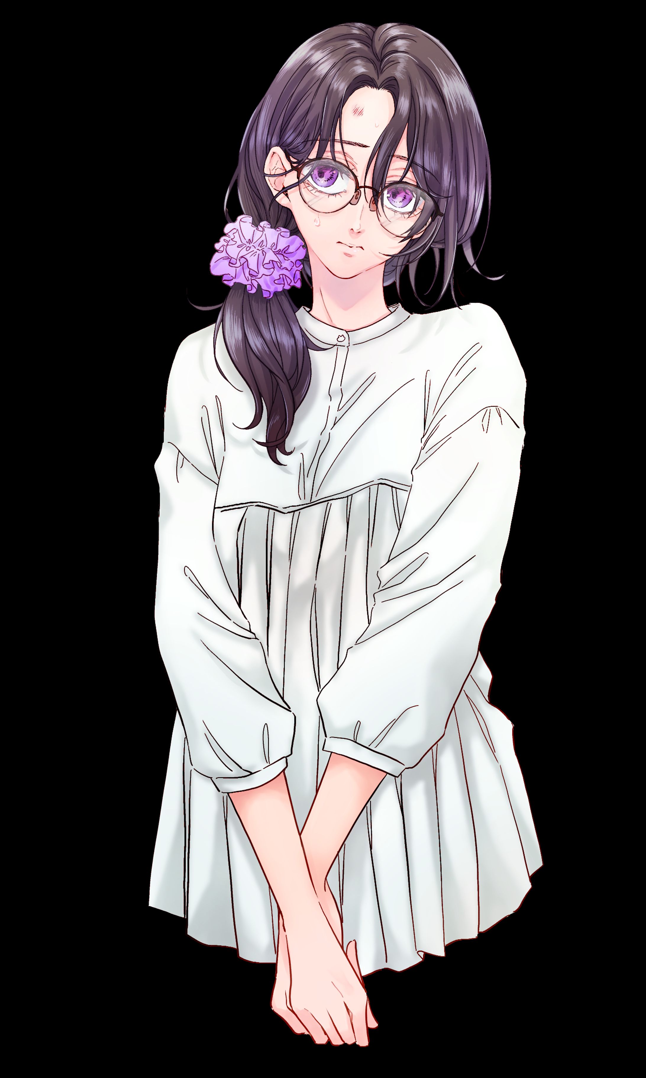 TRPG立ち絵イラスト（与根蔵芽美）/2023.7.1-1