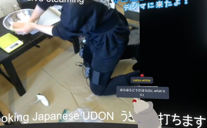 DEJIMAprojectでVR料理配信