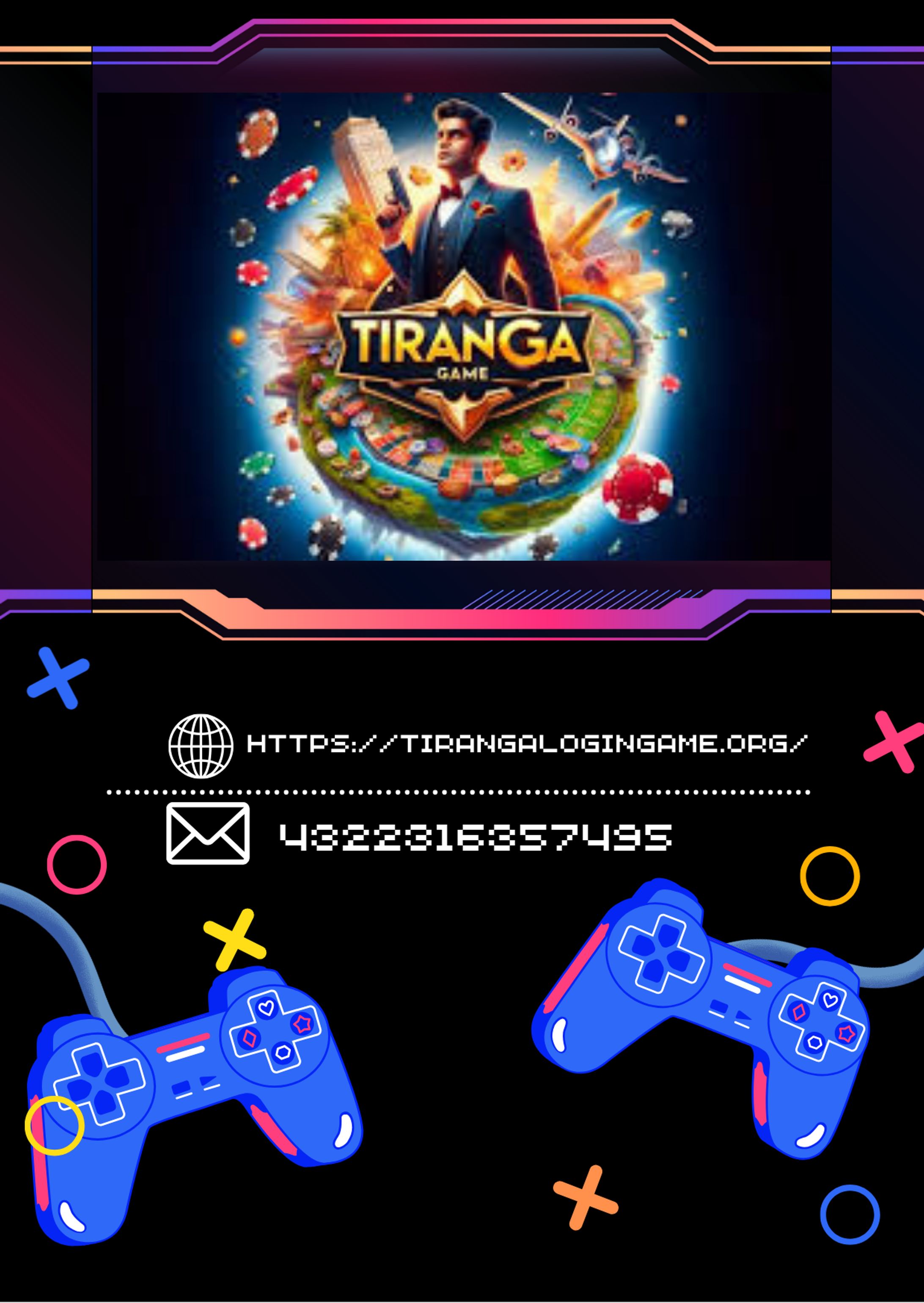 Blue and black vintage gamer party birthday invitation (1)Virat#5252-1