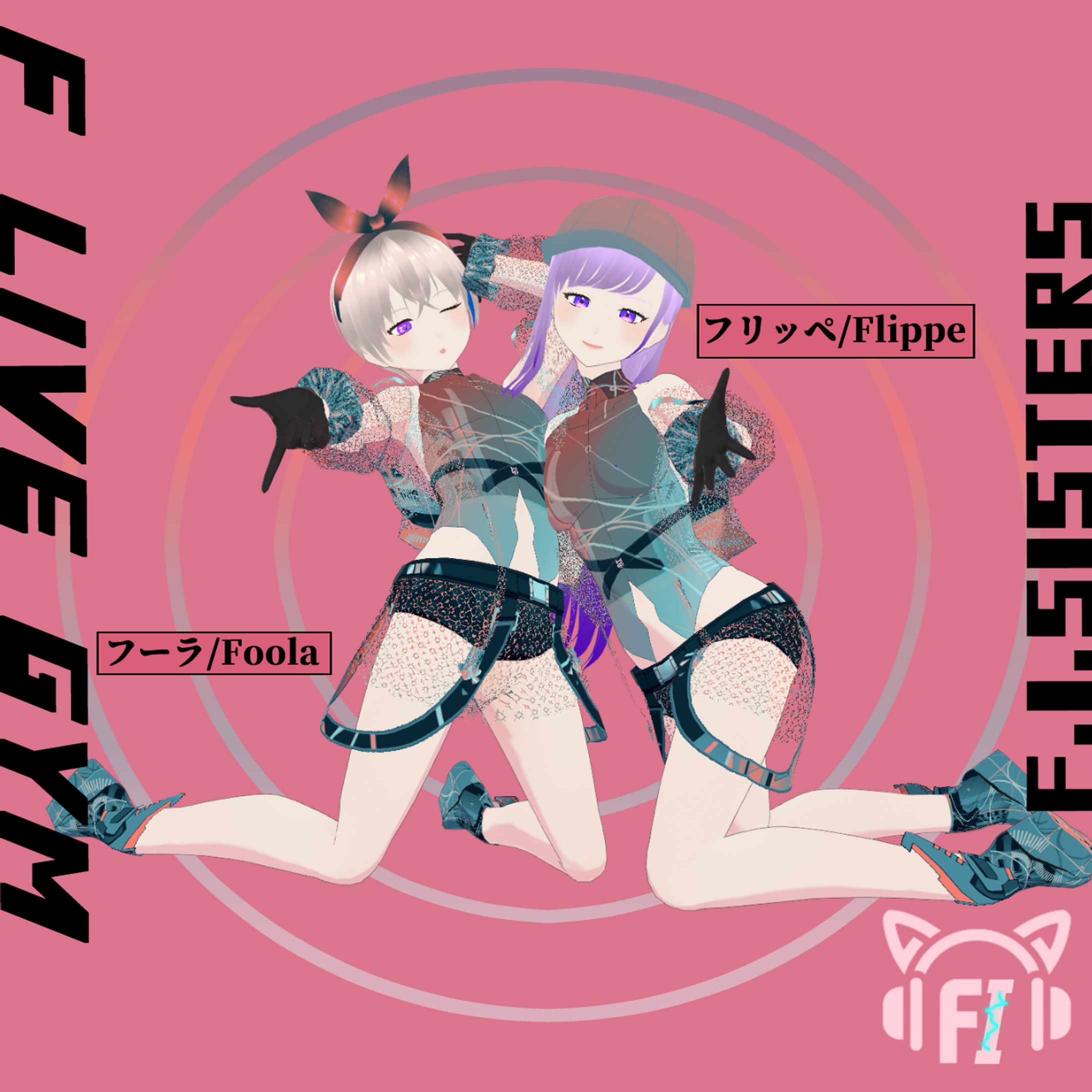 【vRoidアバター&衣装制作】FLIVEGYM Neos F.I.Sisters-1