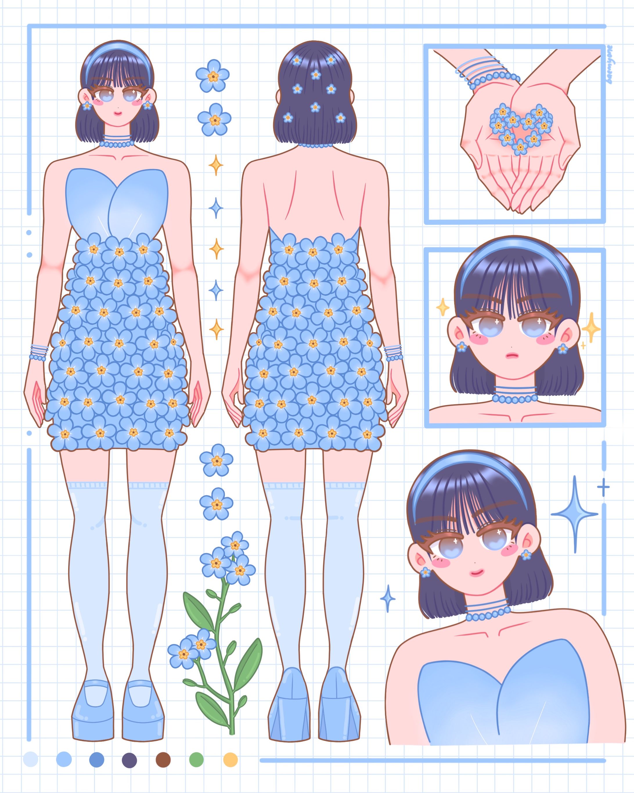 Character Sheet Illustration in Regular Style-1