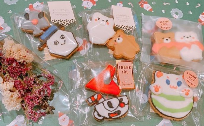 キャラクターアイシングクッキー