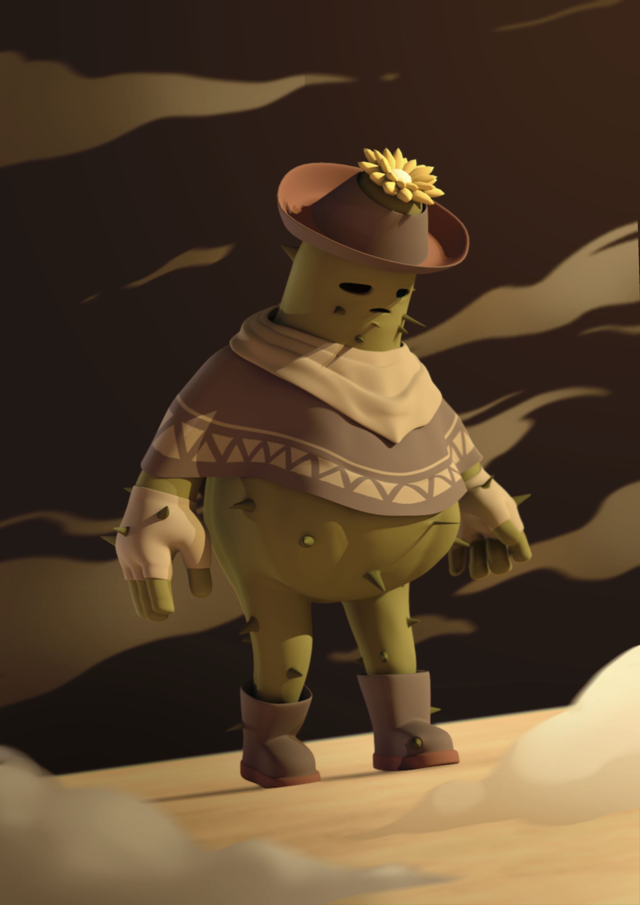 3D - Cactus Traveler-1