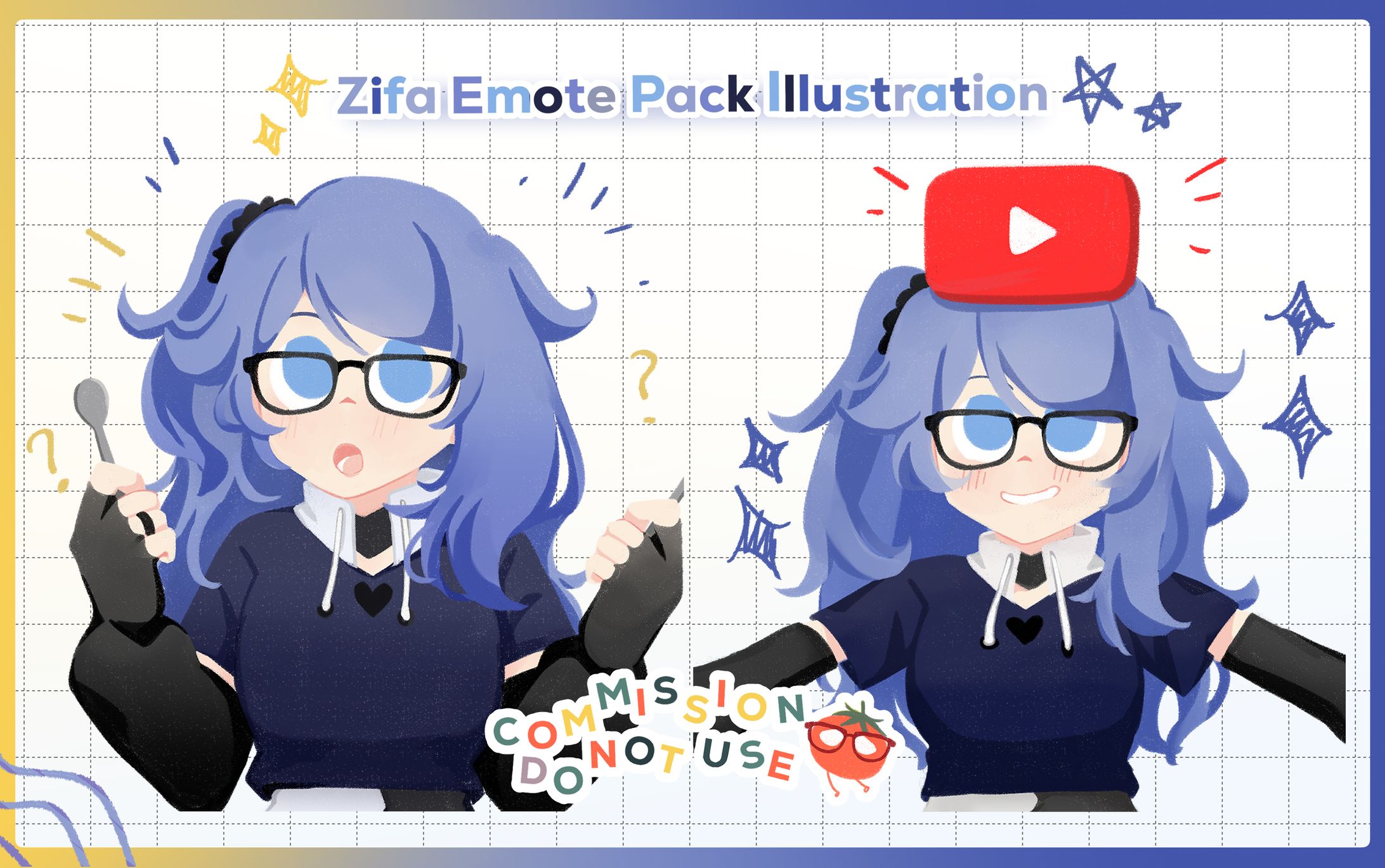 CM | Zifa - Emote Pack Illust-1
