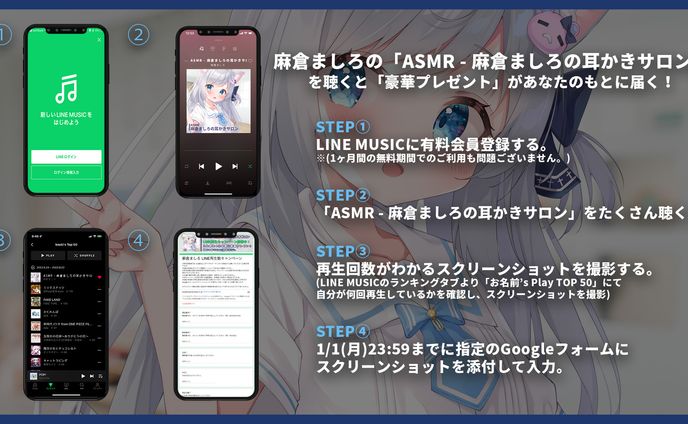 LINEミュージック 限定豪華グッズキャンペーン