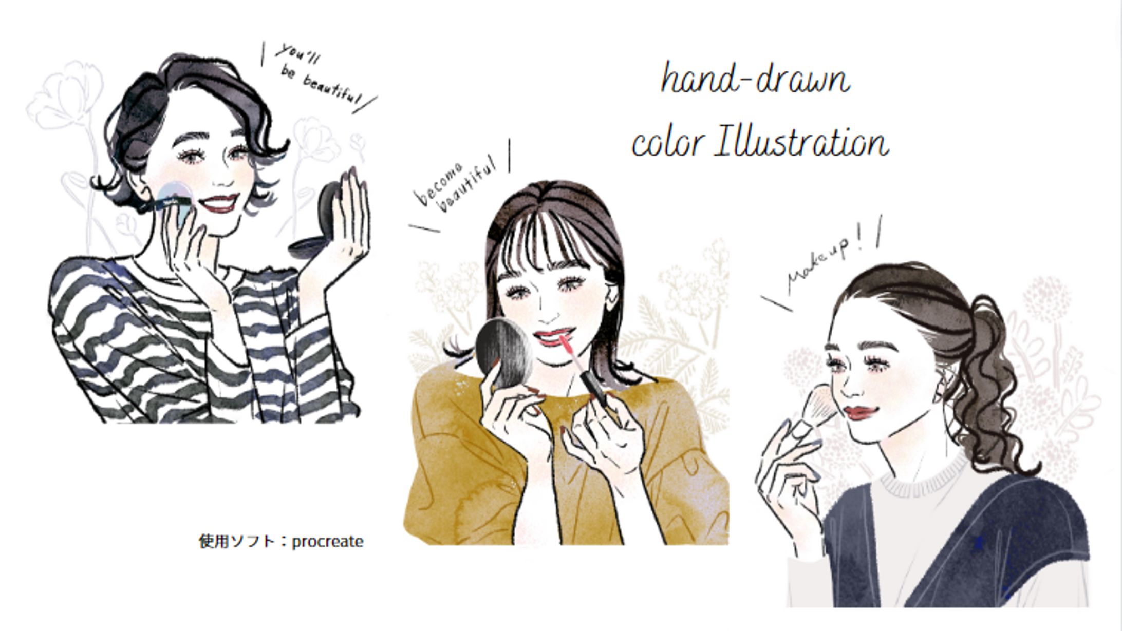 hand-drawn  color Illustration-1