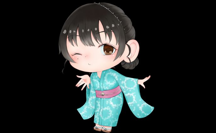 アクリルキーホルダー グッズ用イラスト