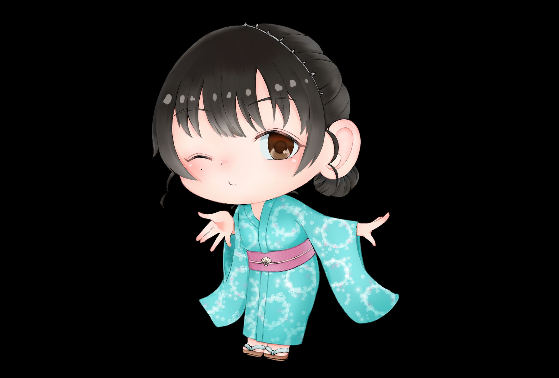 アクリルキーホルダー グッズ用イラスト-1