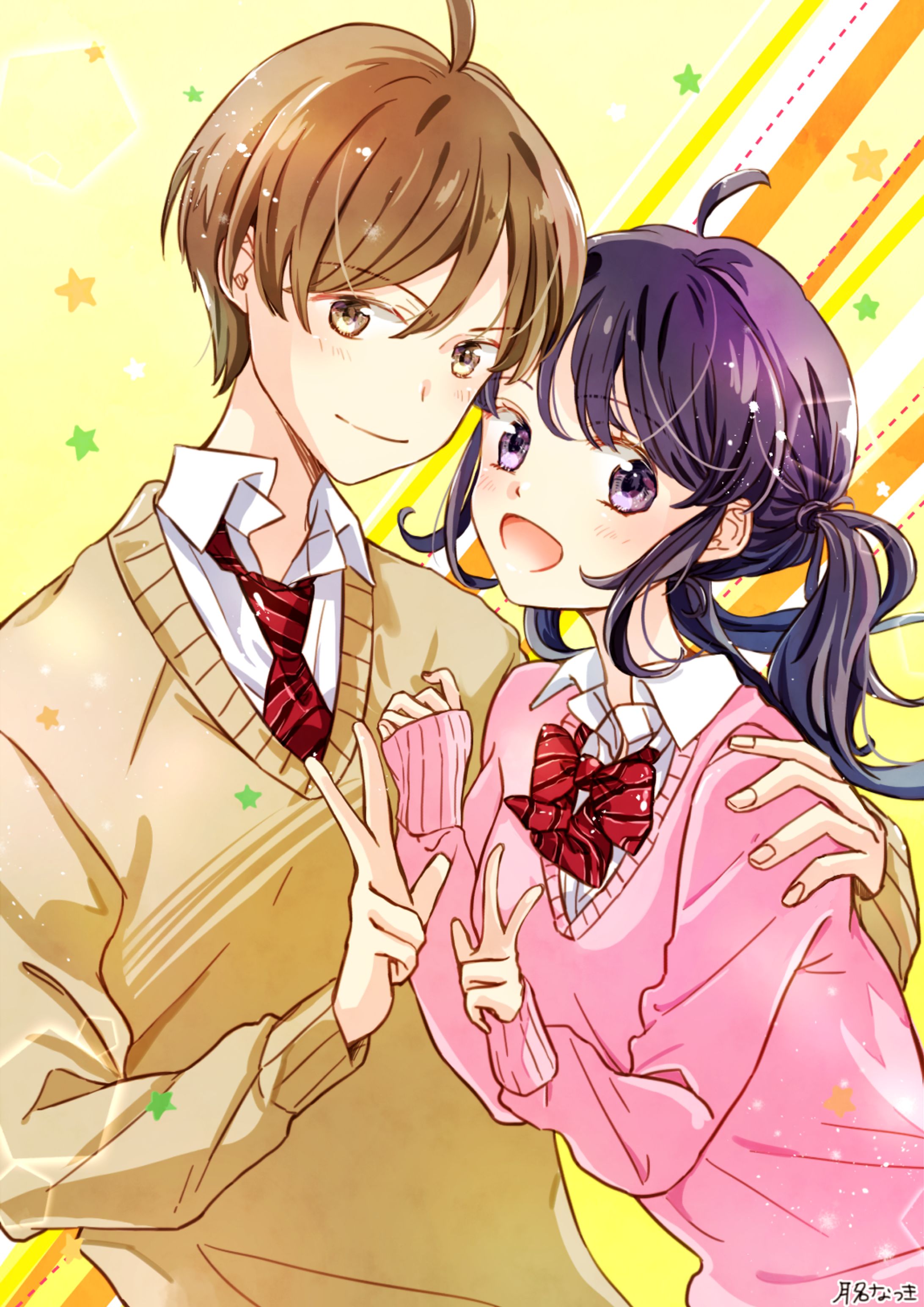 Twitter＆pixiv登録２周年記念イラスト-1