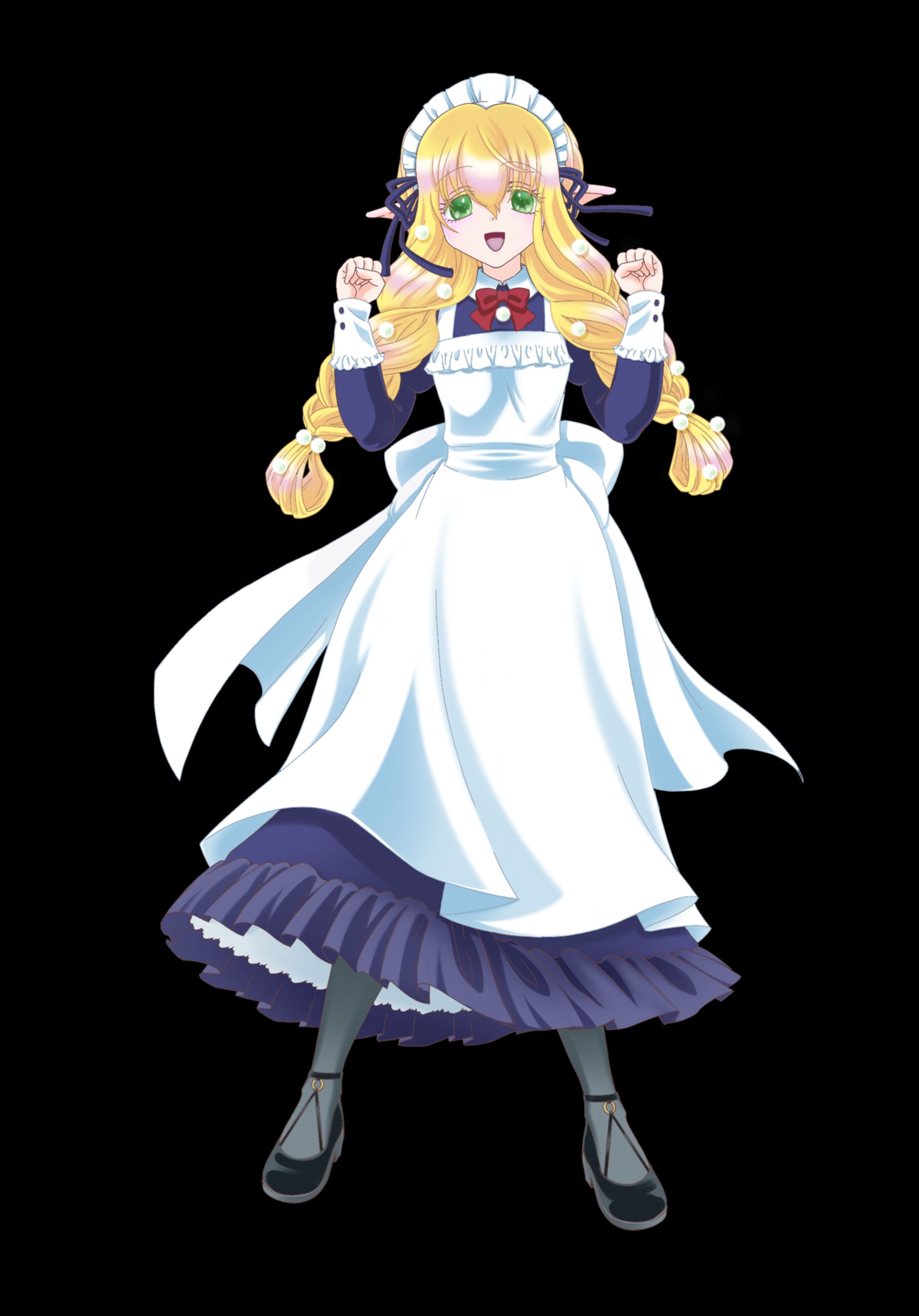 ツメクサメイド少女-1