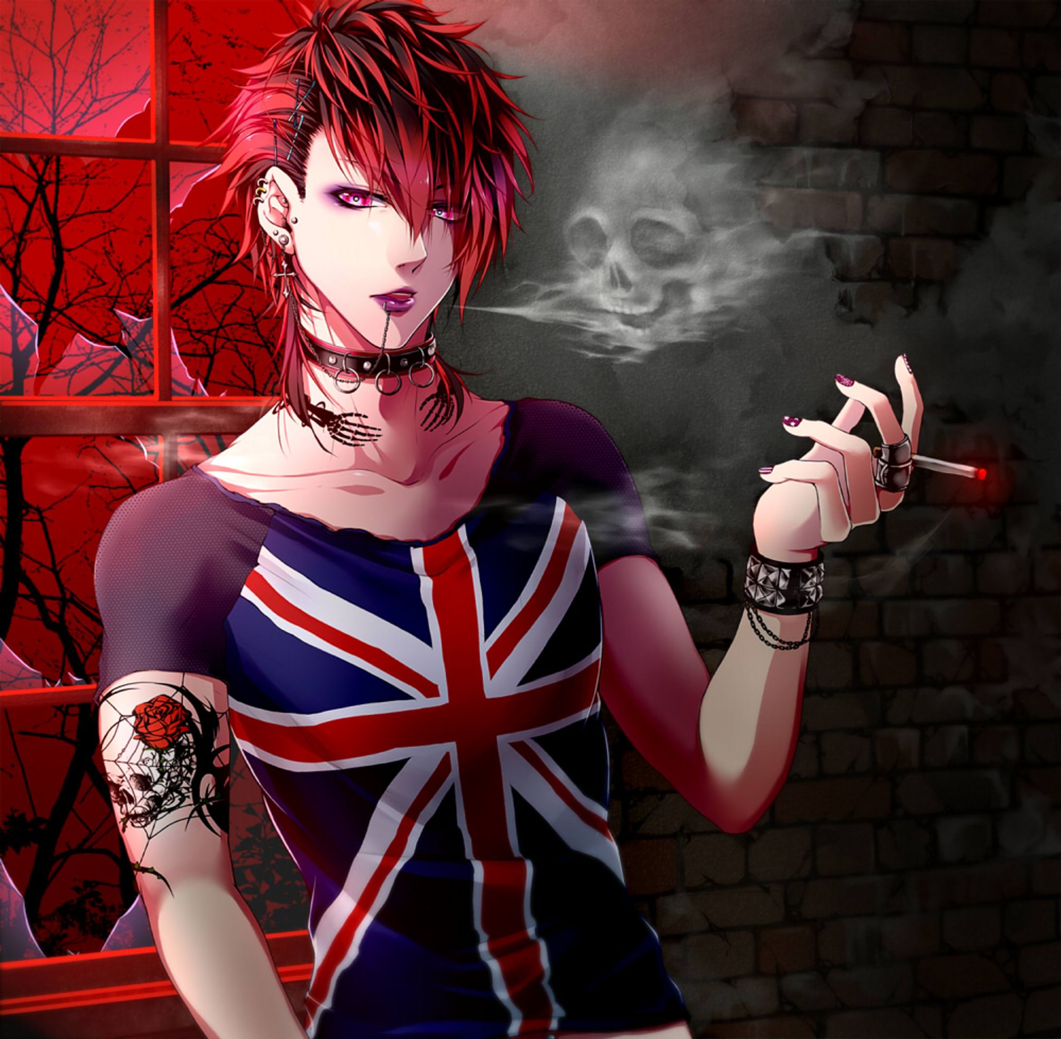 パンクな男性-1