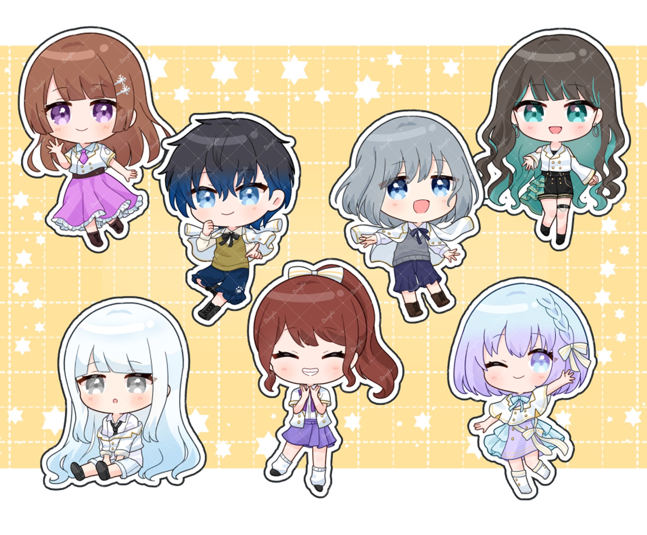 SDイラスト(2頭身シンプル作画)-1