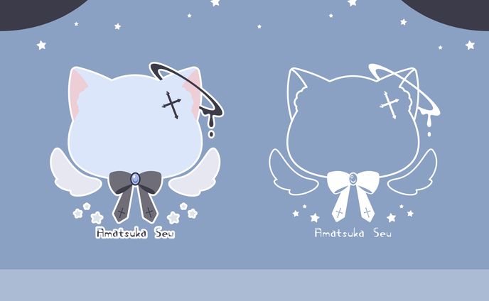 〔二次創作→公式〕天使セウくん　ロゴ