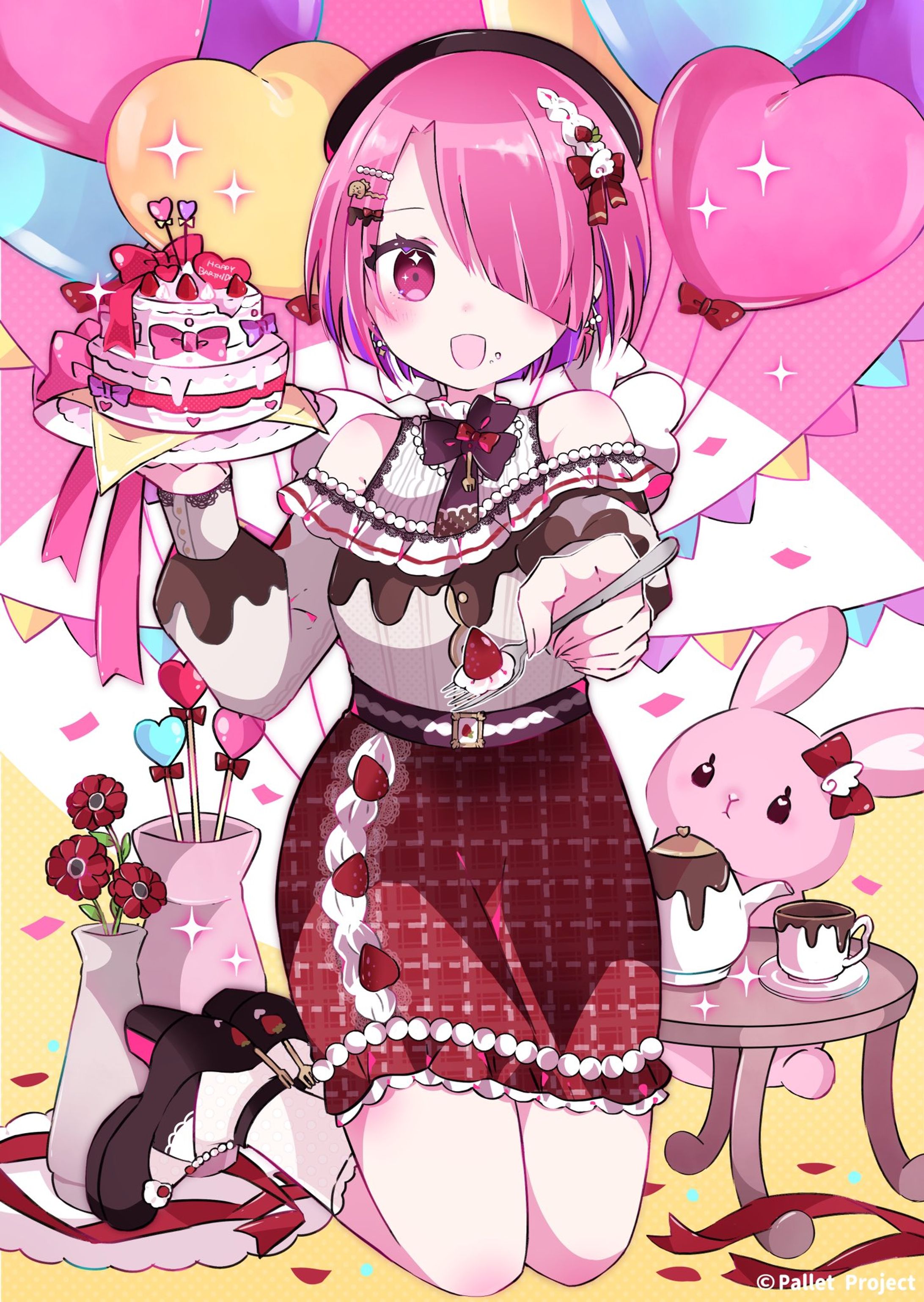 Vtuber/ 江波キョウカ 2024生誕イラスト-1