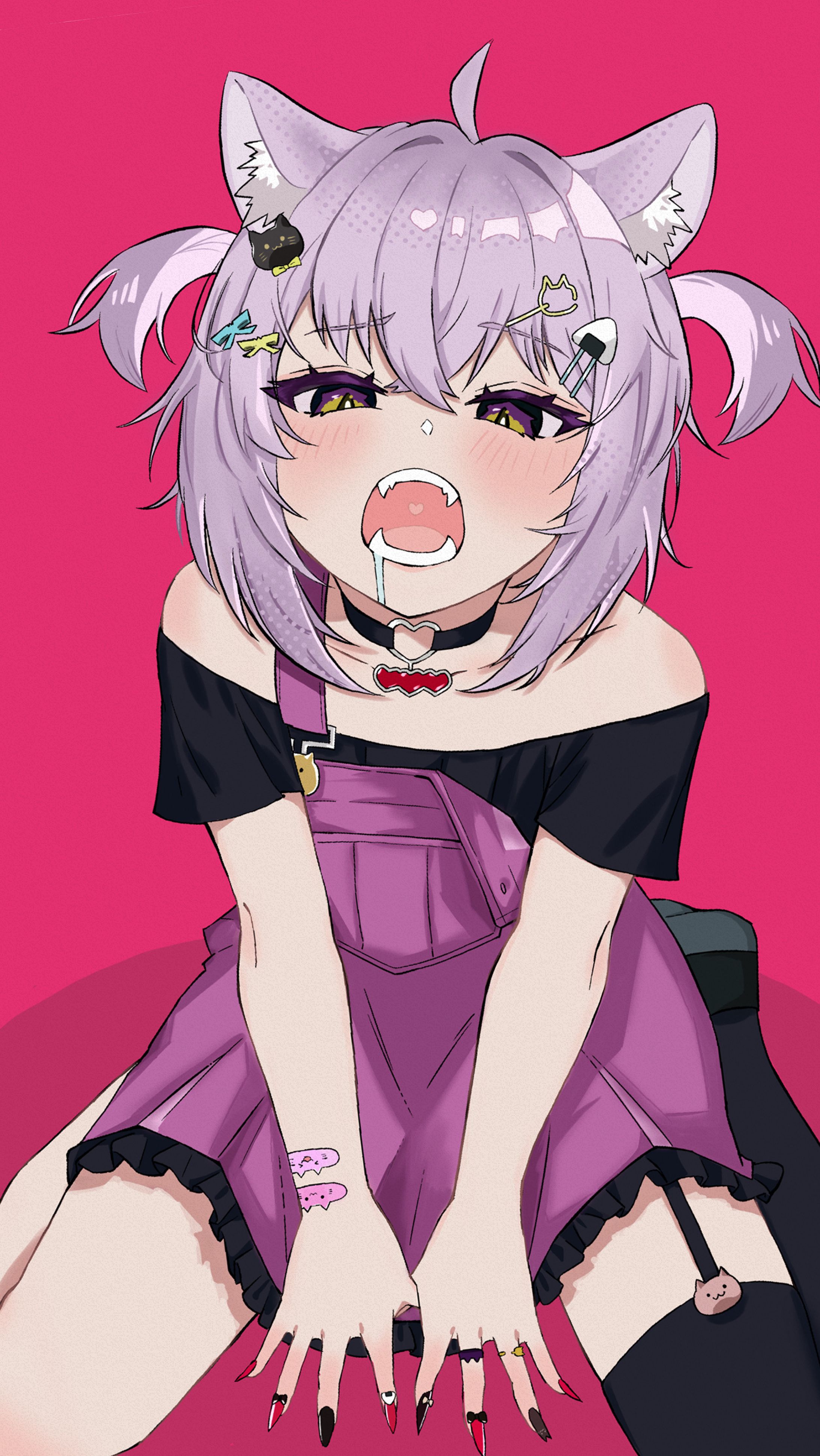 猫又おかゆ　VTuber アニマル-1