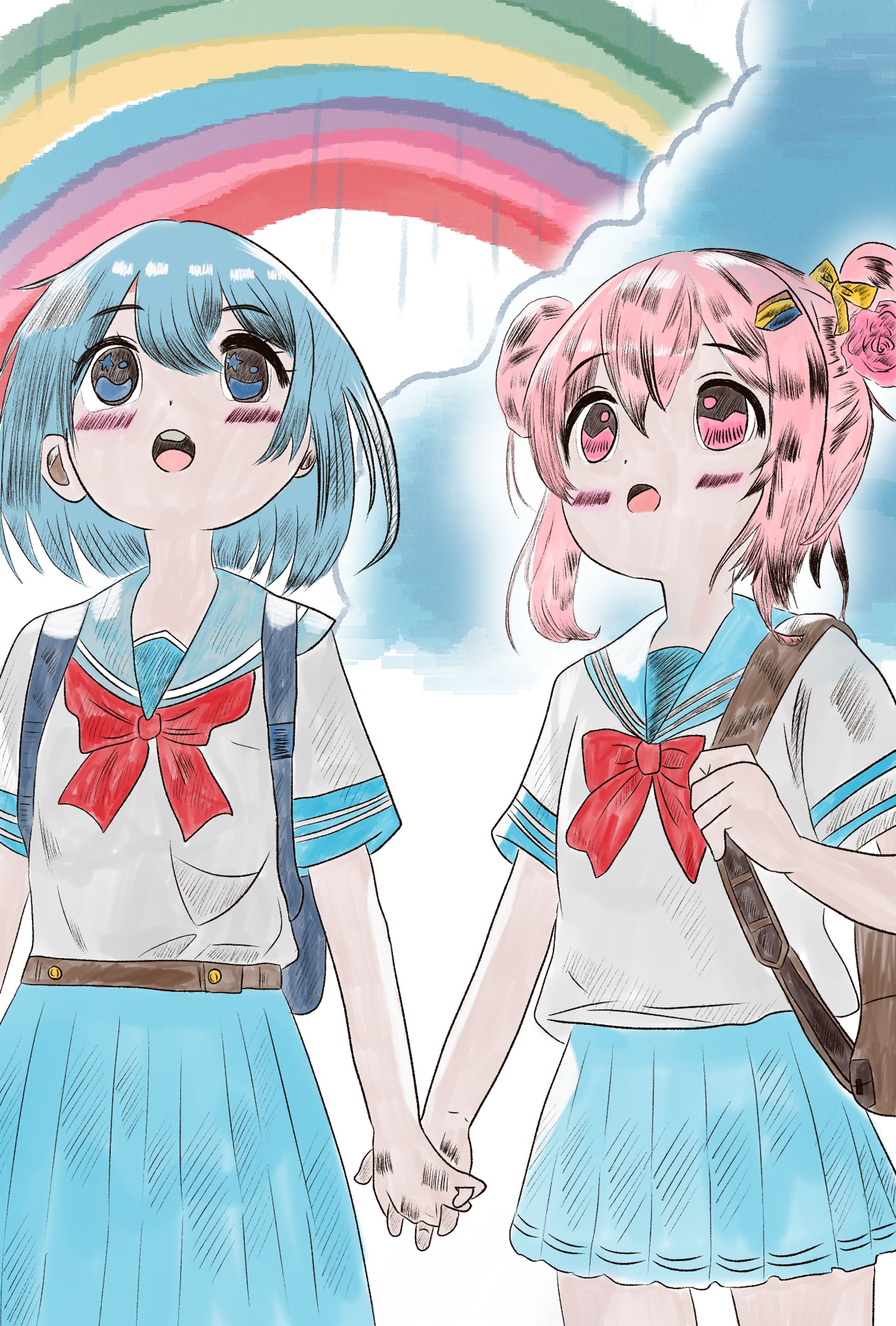 雨上がりの虹-1