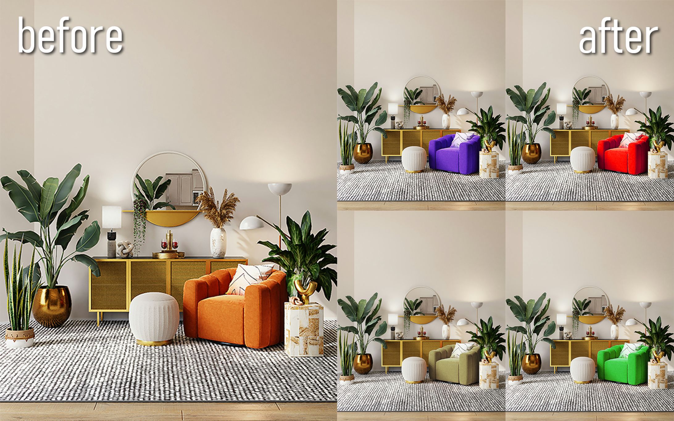 ソファーカラーの変更-1