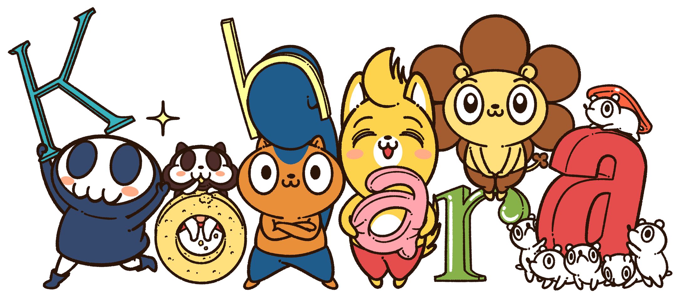 キャラ集合イラスト-1