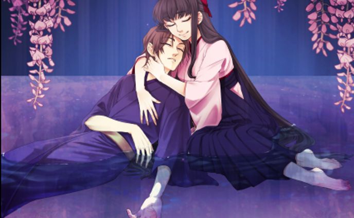 着物男女イラスト