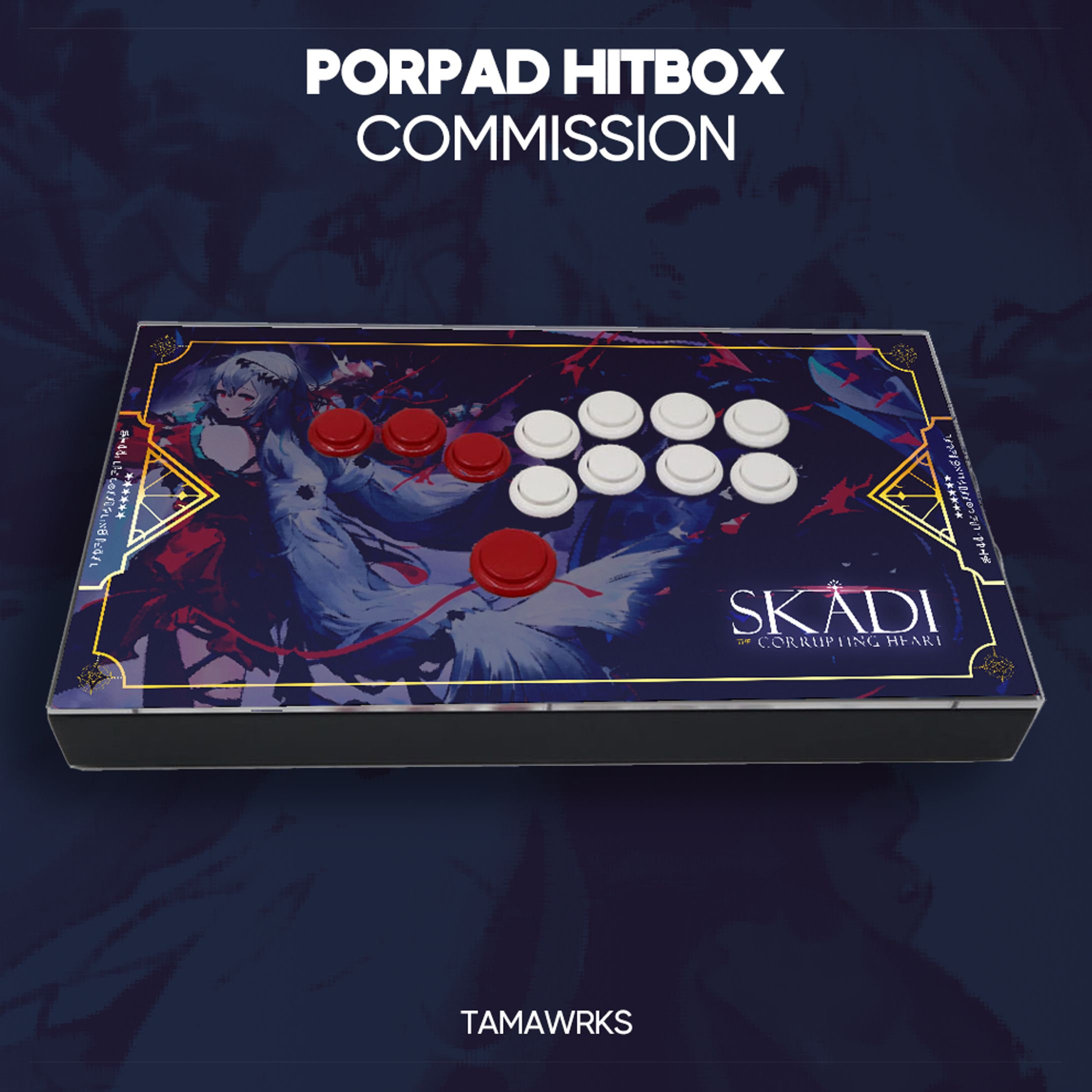 hitbox design commission Skadi Arknights-1