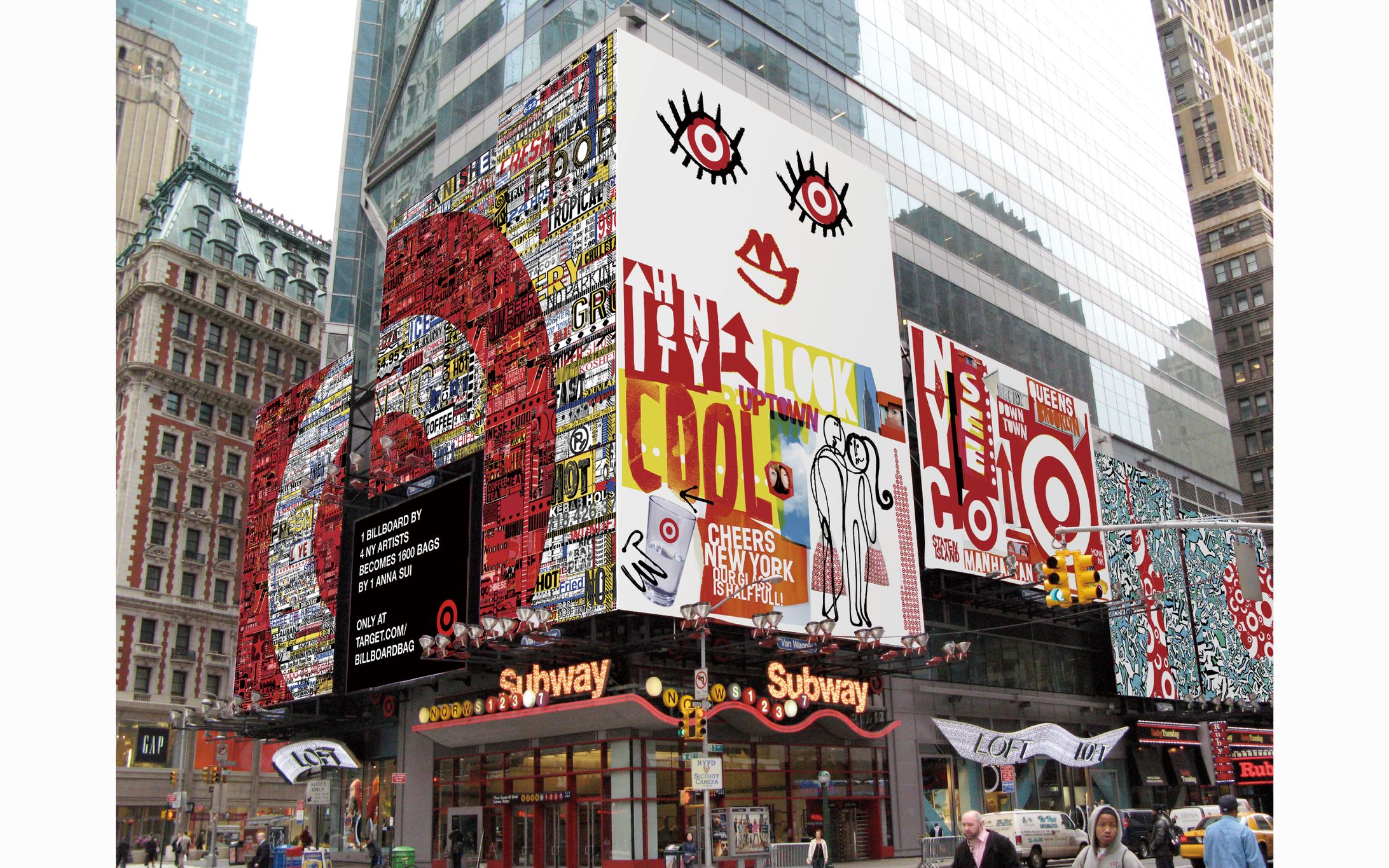 広告 | Target – Times Square Campaign-1