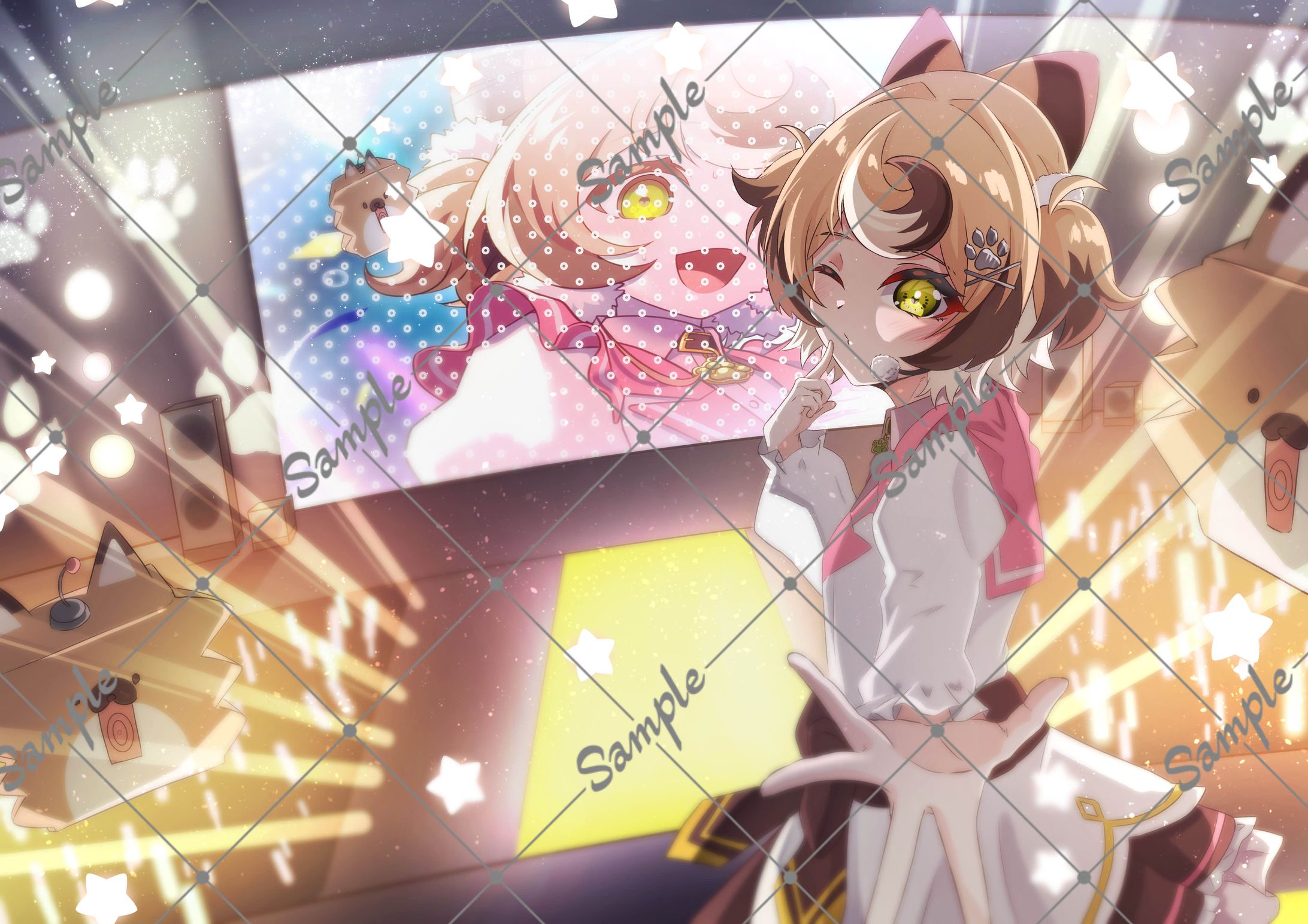 ゆきざきぷりん様　ステージイラスト-1