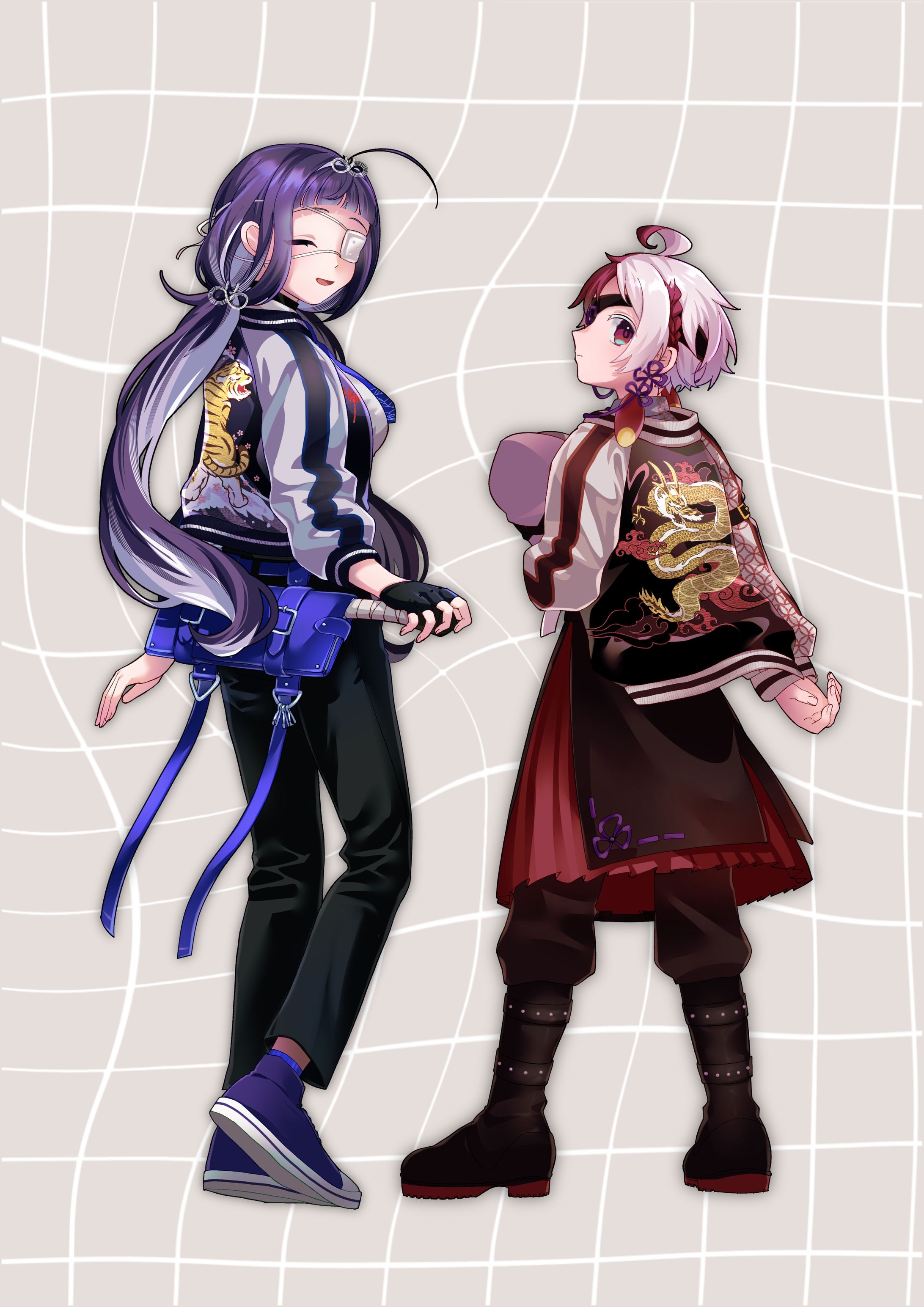 ジャケット男女立ち絵-1