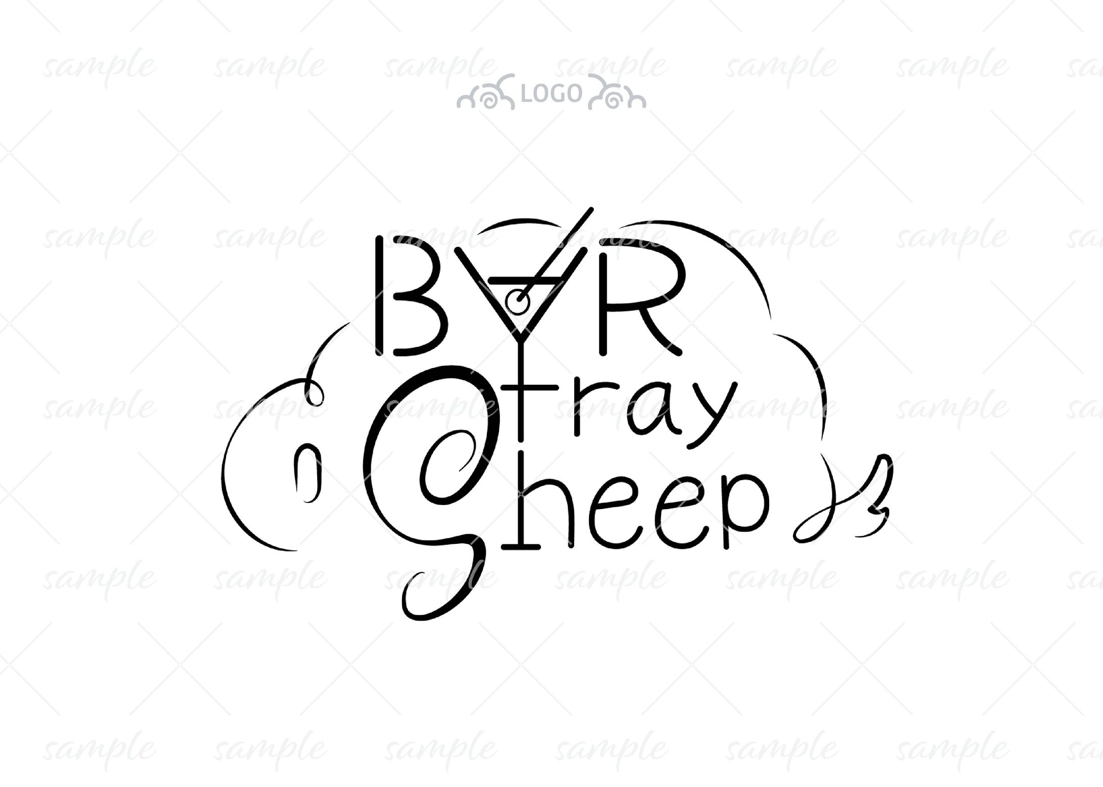 ロゴ-BAR Stray sheep-1
