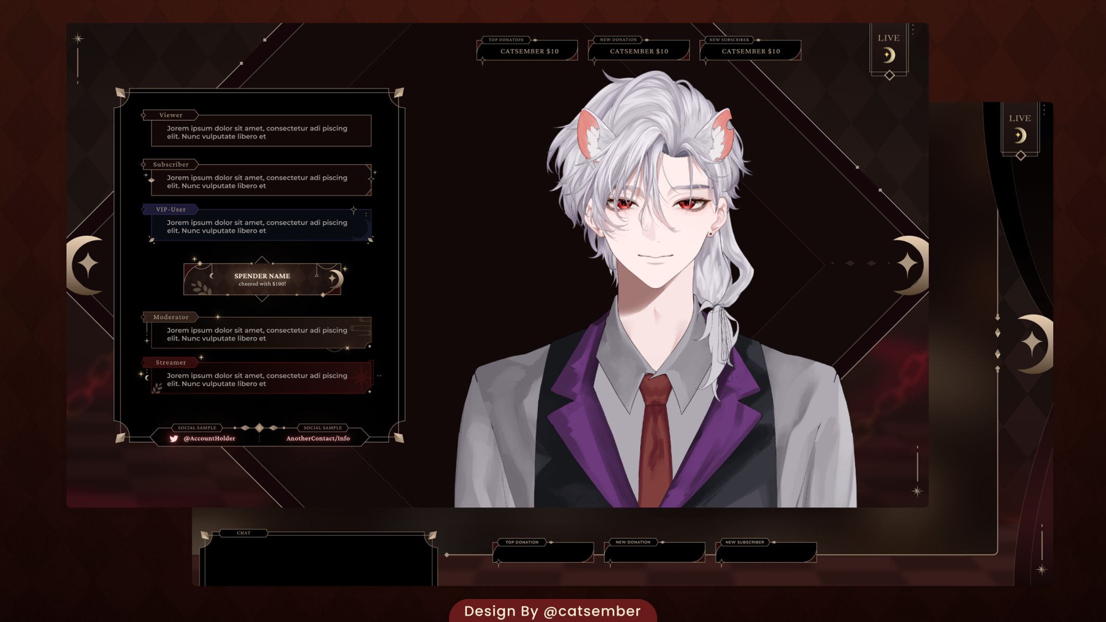 VTuber Overlays Design-1