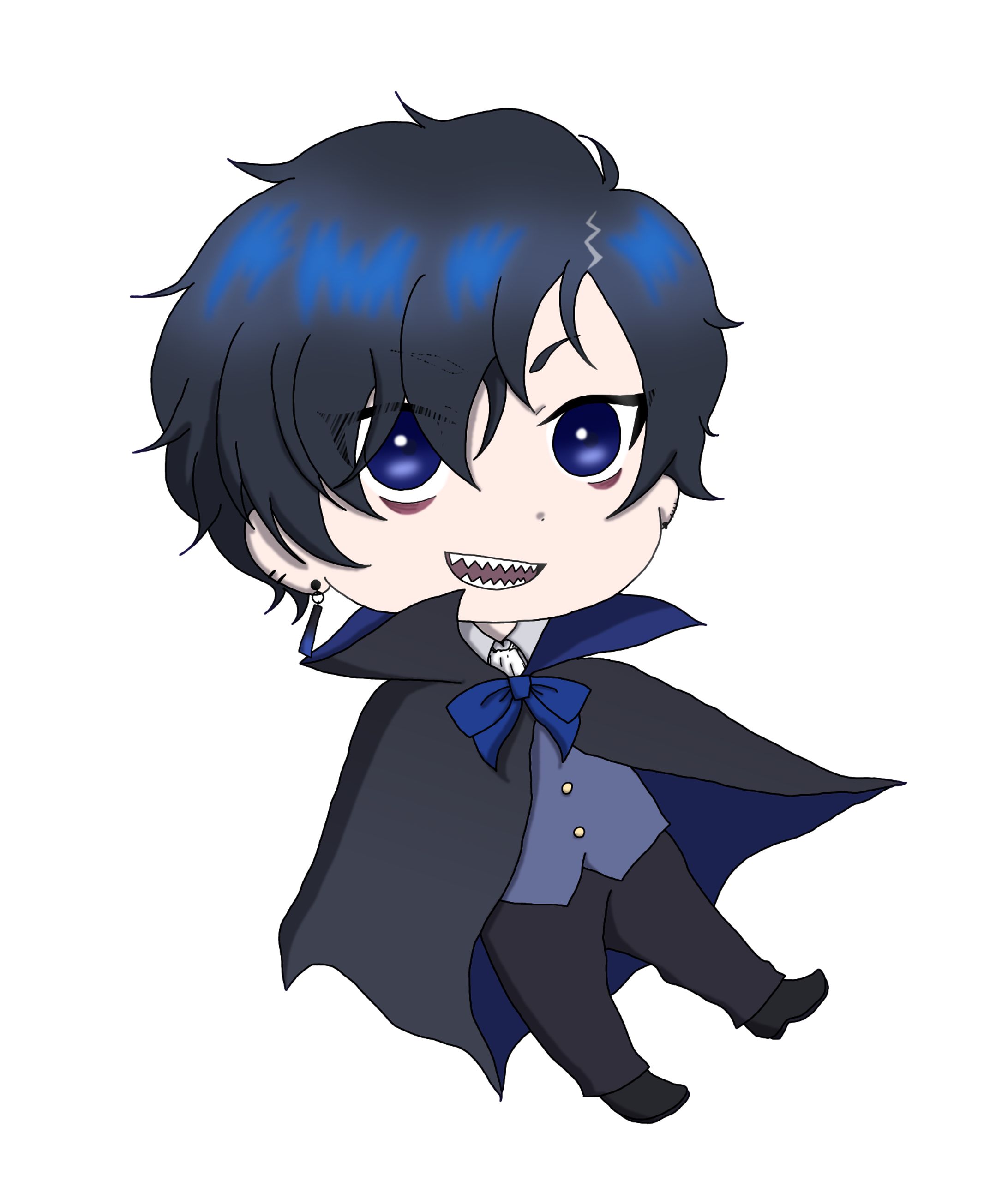 吸血キアリ/ハロウィンサムネ用イラスト-1