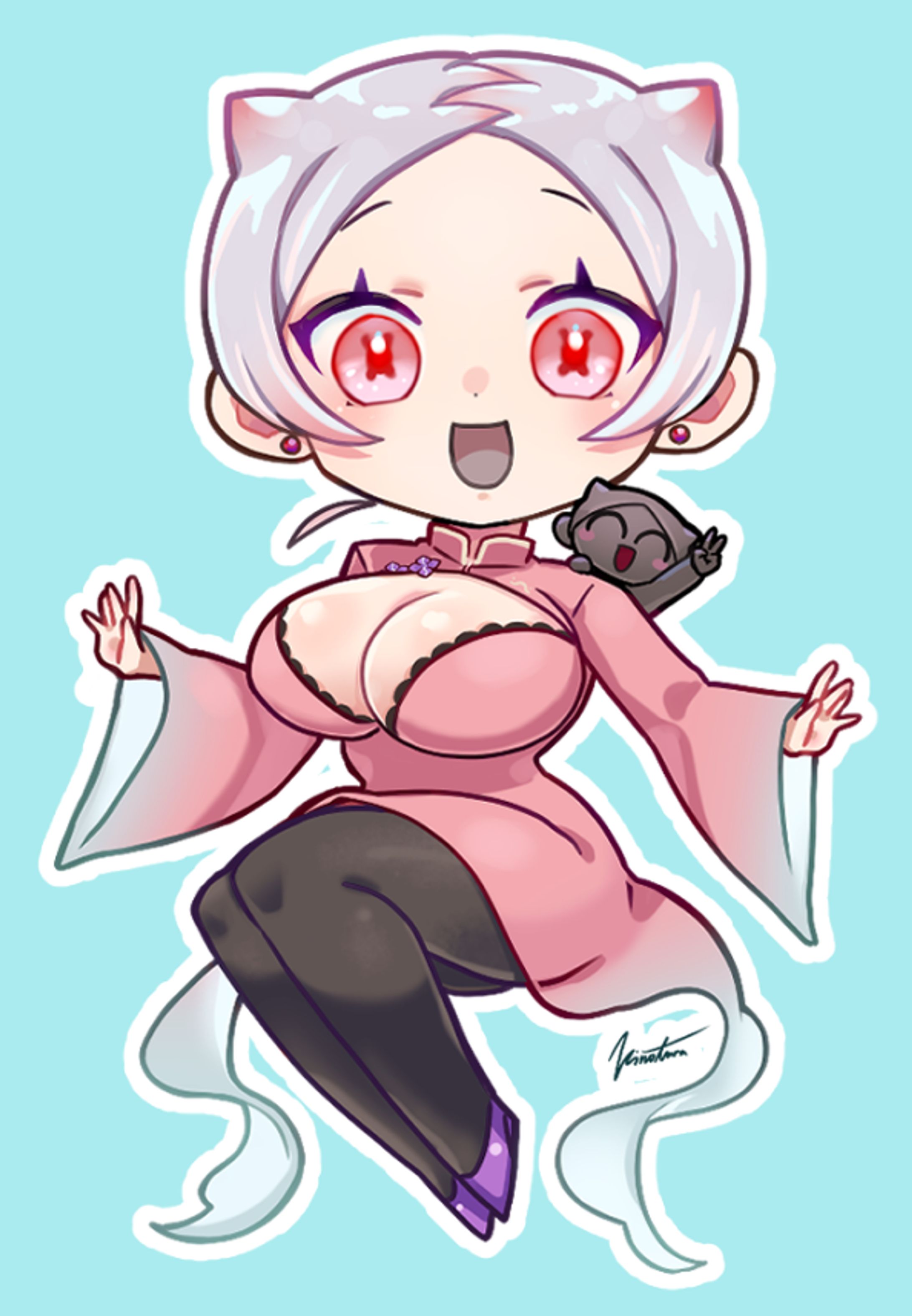 オリジナルキャラクターSDイラスト-1