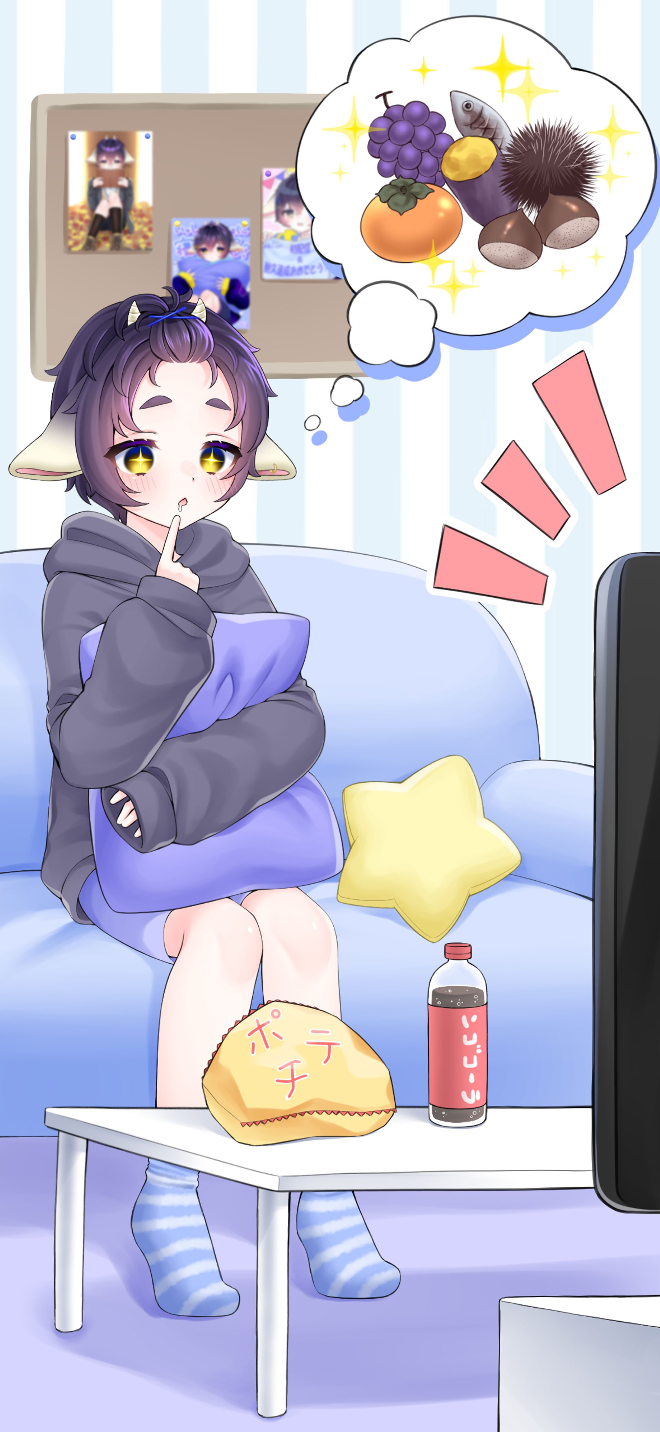 【お仕事】宙海アルゴ様　壁紙イラスト-1