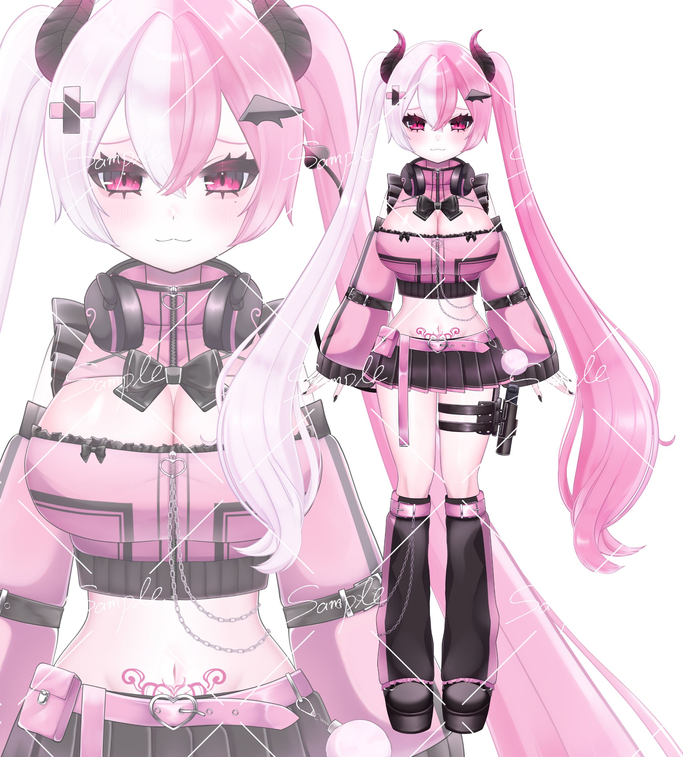 愛喰ちあむ様 VTuber 立ち絵 -1