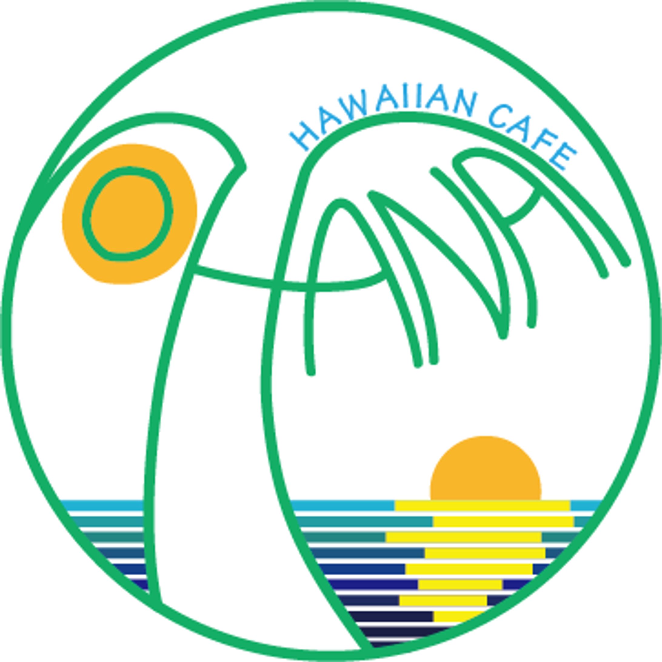 【自主制作】ハワイアンカフェのロゴ-1