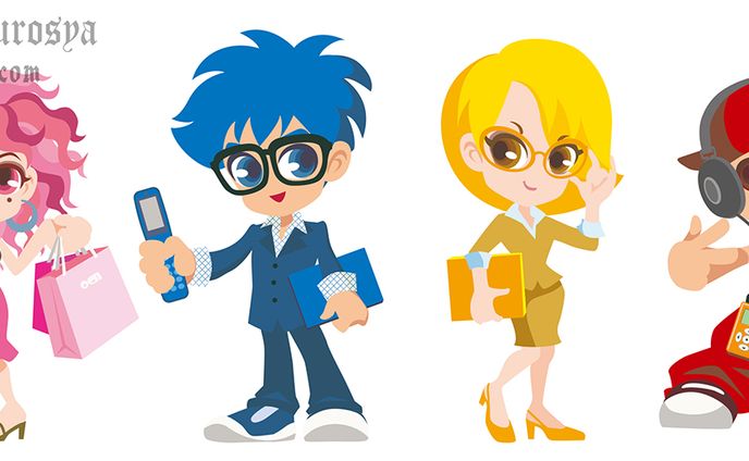 OCN「とくするマガジン」webサイト用キャラクター