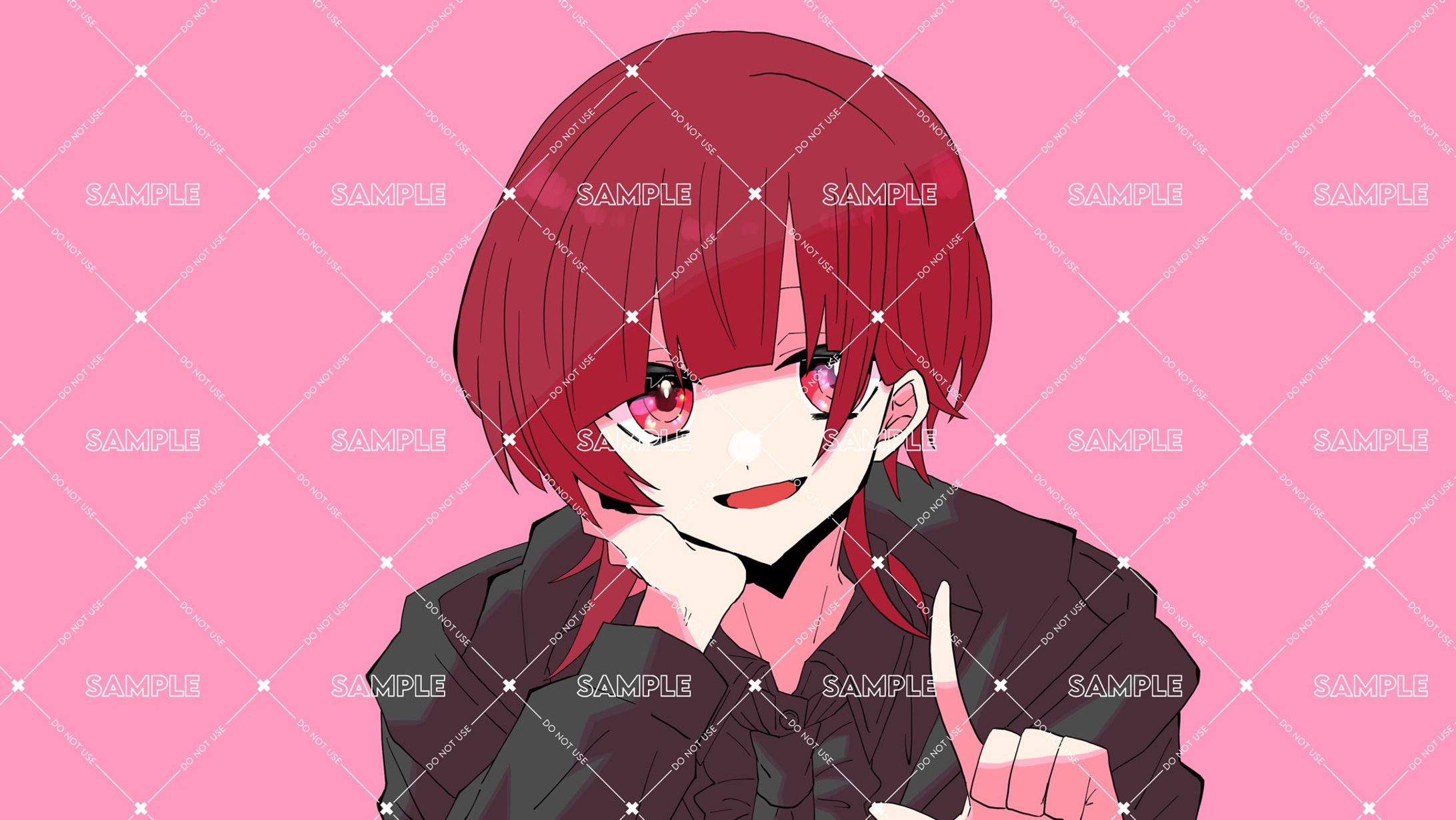 ウルフカットの中性男の子（依頼品）-1