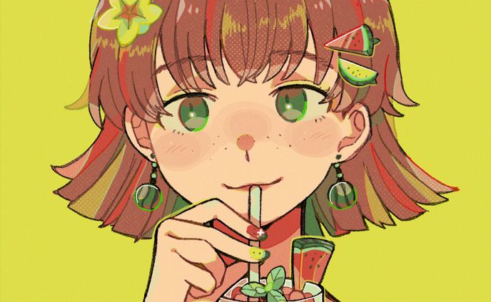 【創作】スイカガール