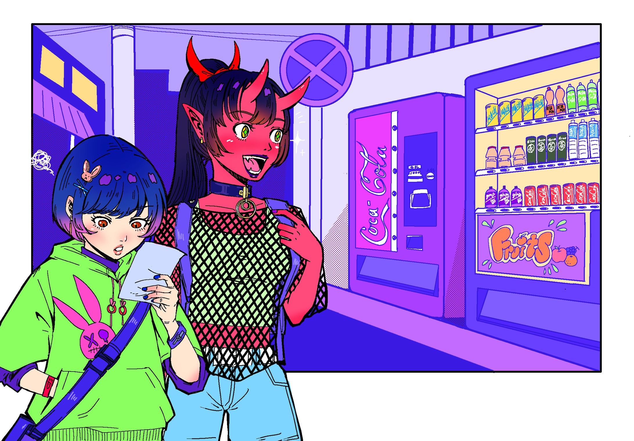 コミック シーンイラスト-1