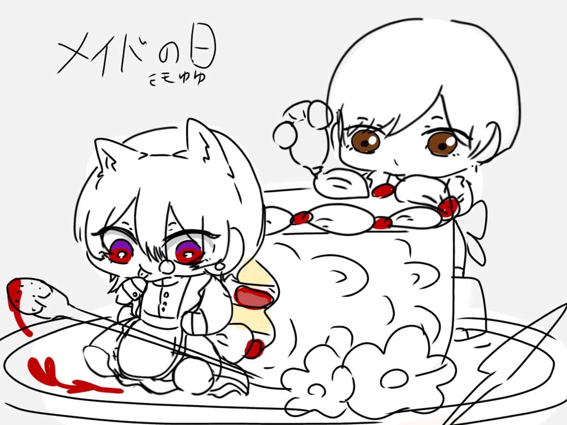 メイドの日　ミニキャラ-1