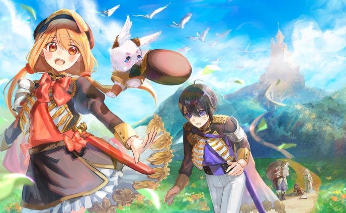 イラスト、アニメーション、和風