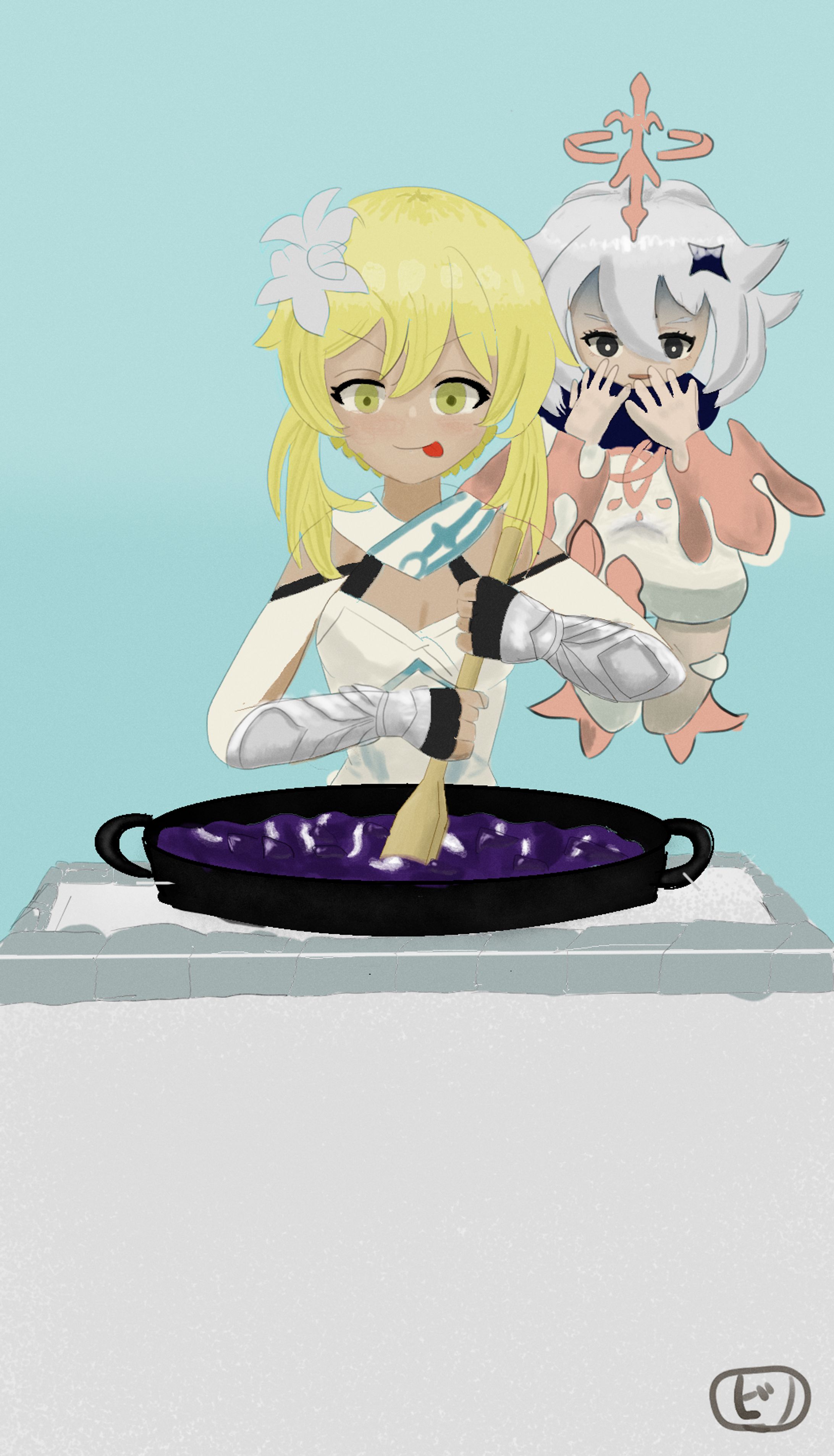 独創的な料理を作る蛍ちゃん-1