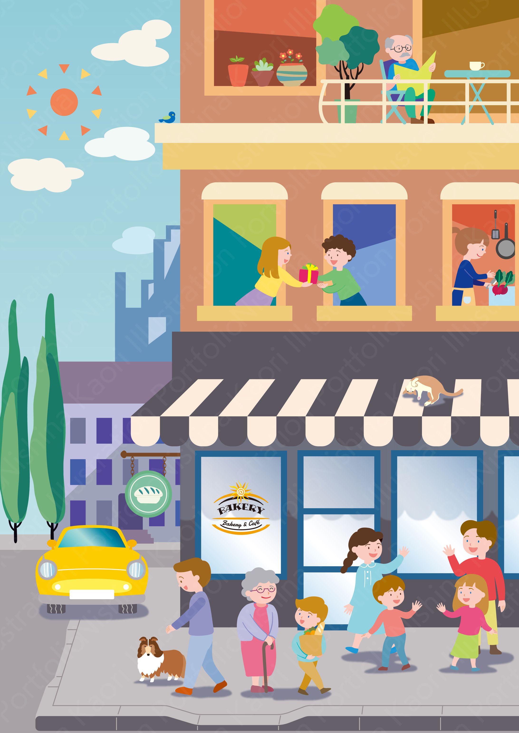 ライフスタイルのイラスト-1