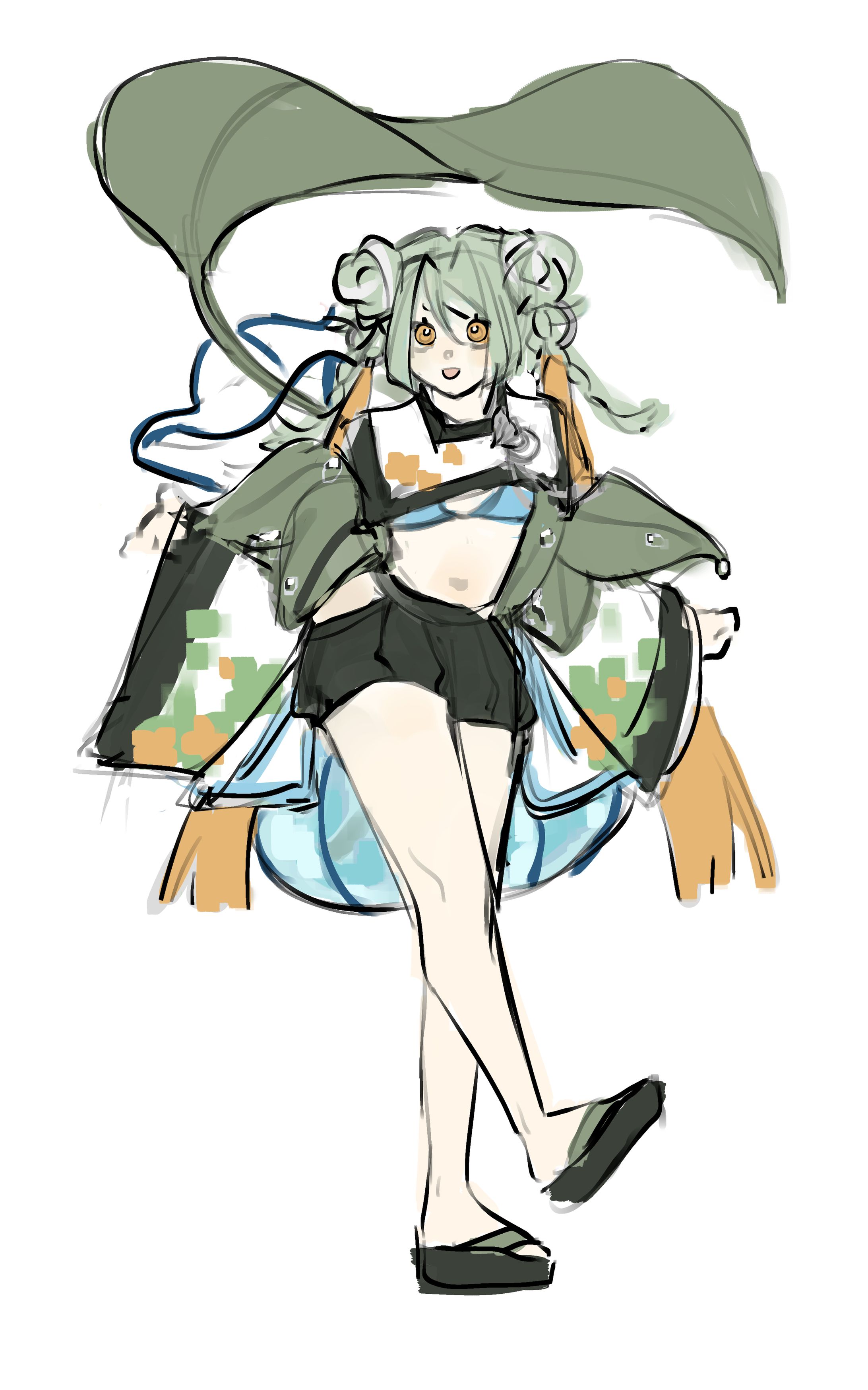 キャラデザ,ラフ-1