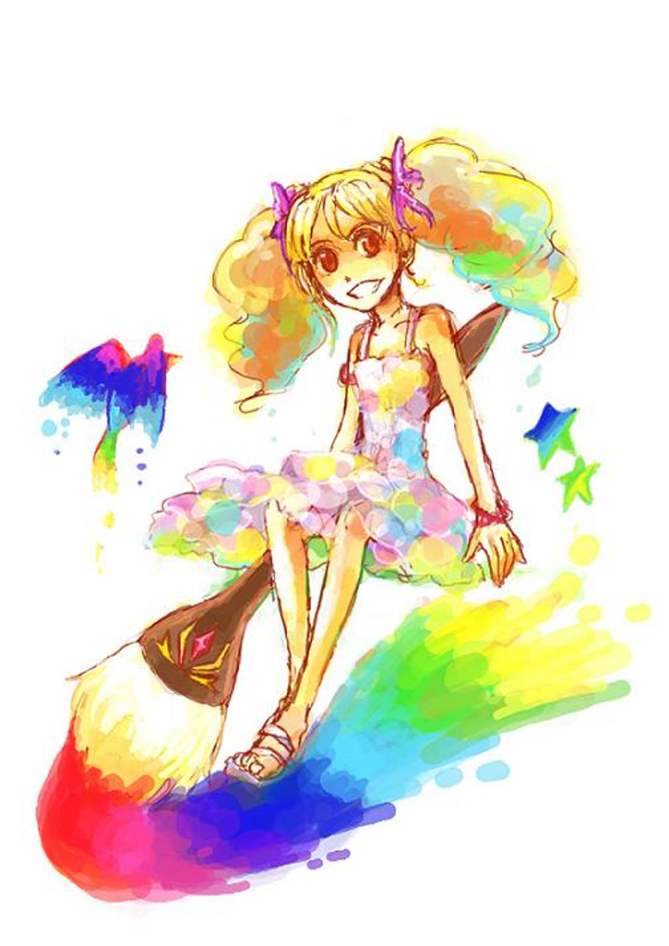 お絵かき女の子-1