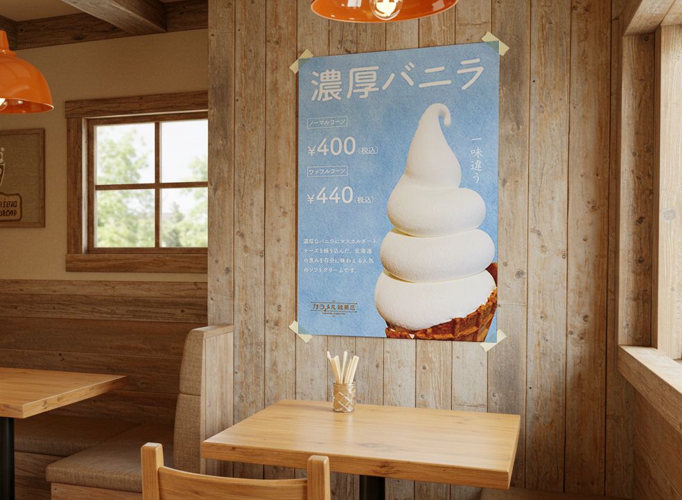 POP_濃厚ソフトクリーム