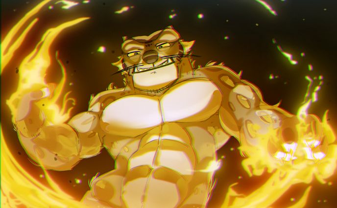 KFP二次創作　タイラン　アニメ塗他まとめ